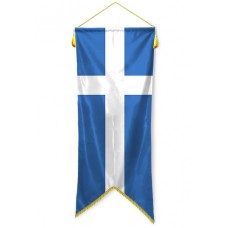 Large banner Greek sewn