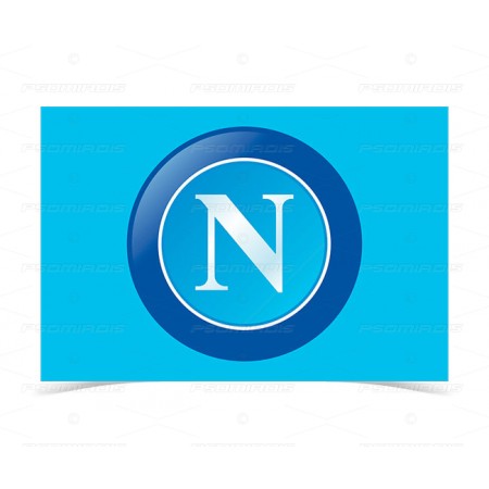 S.S.C. Napoli Flag Full color