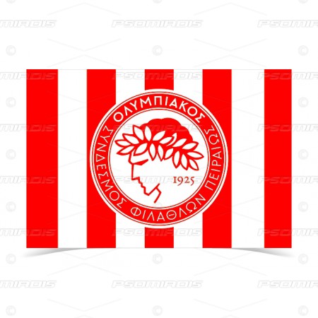 Olympiakos FC stripped Flag