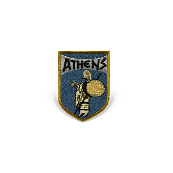 Patch Athens Statue Shield 7.5cm*5cm