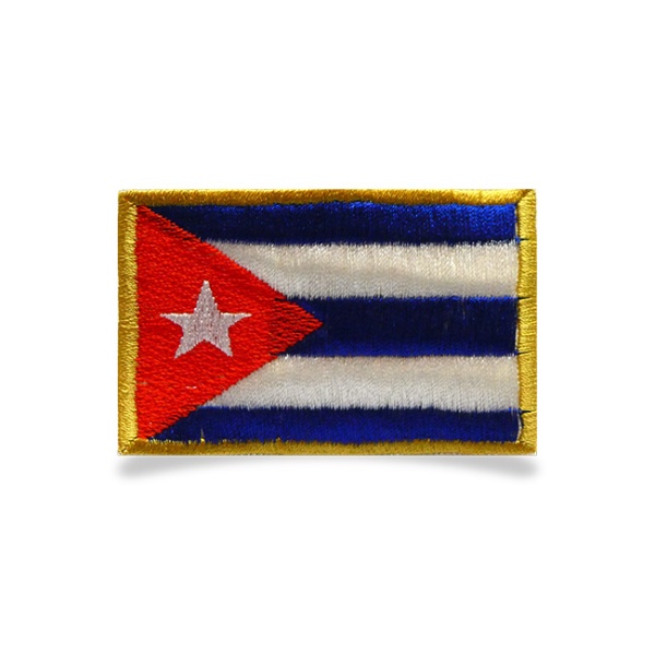 Κεντητό σηματάκι Κούβα 8cm*5cm