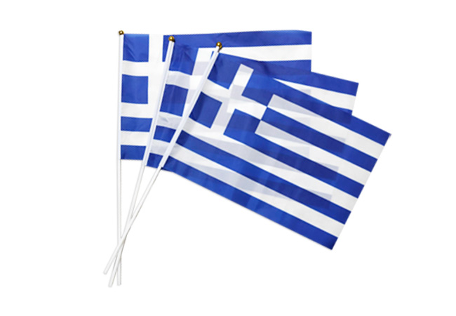 Hellas_Yfasmatino_Simaiaki_Xeriou Σημαία ελληνική χειρός πολυεστερική με πλαστικό κονταράκι