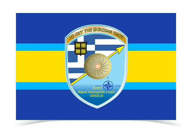 NatoNRDC_DeployableCorps Σημαία NATO NRDC (Deployable Corps)