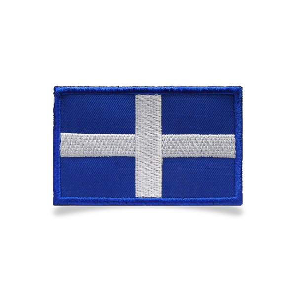 Κεντητό σηματάκι Ελλάς Σταυρός 7,5cm*5cm