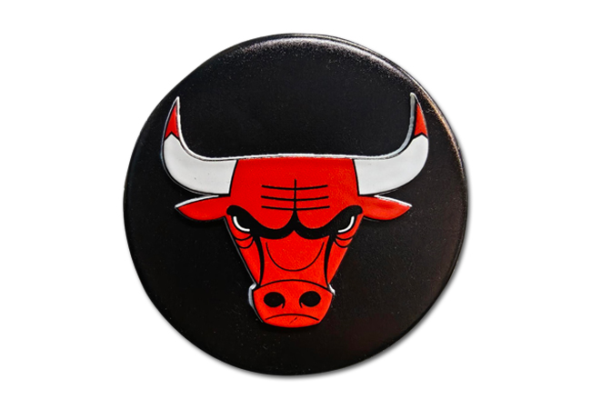 Magnet_Round_Bulls Μαγνητάκι – ανοιχτήρι με ανάγλυφη εκτύπωση Chicago Bulls
